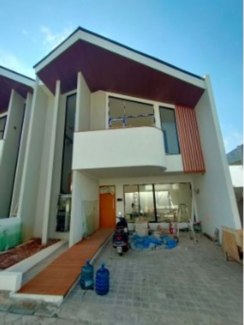 foto tampak rumah tipe Kavling 1 perumahan Carlton Private Residence