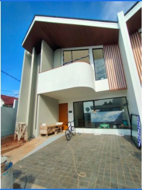 foto tampak rumah tipe Kavling 8 perumahan Carlton Private Residence
