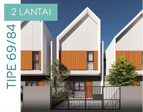 foto tampak rumah tipe Akasia perumahan Kotabaru Residence 3