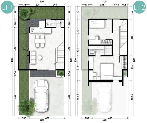 foto denah rumah tipe Akasia perumahan Kotabaru Residence 3