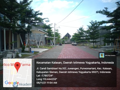 foto posisi tengah perumahan PONDOK PERMAI BANDARA