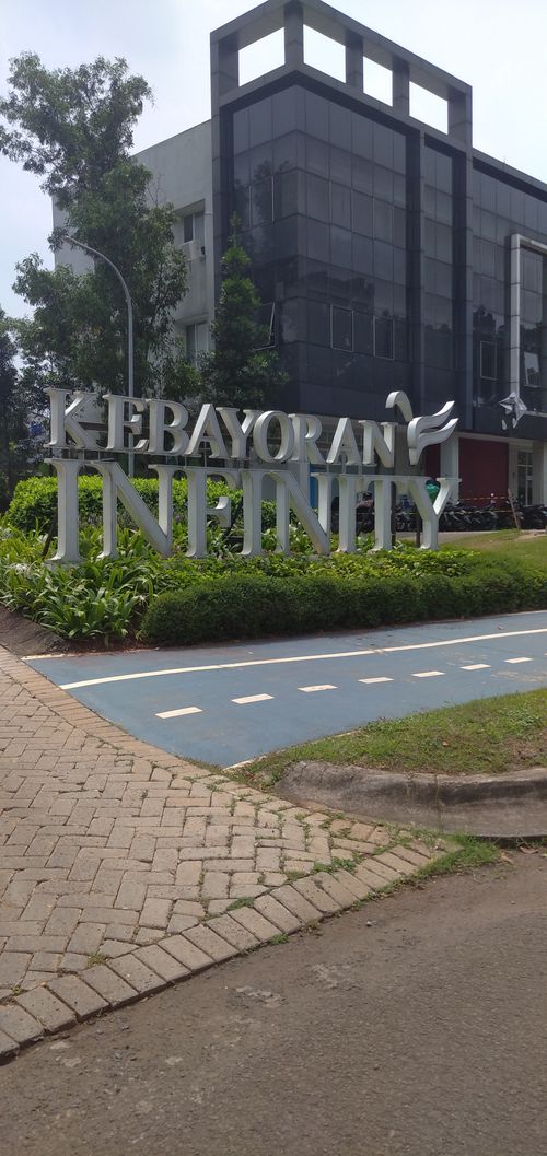 foto gerbang perumahan KEBAYORAN INFINITY BINTARO JAYA