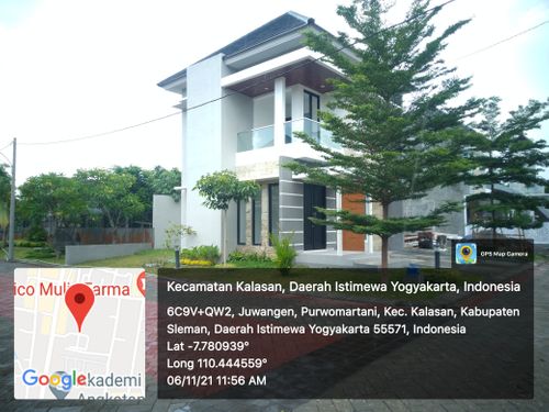 foto tampak rumah tipe HOOK perumahan PONDOK PERMAI BANDARA