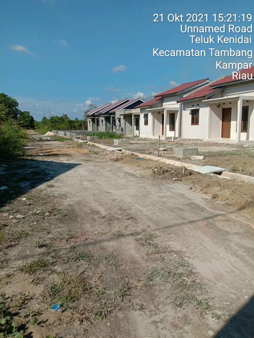 foto posisi tengah perumahan GRAHA MUTIARA KAMPAR II