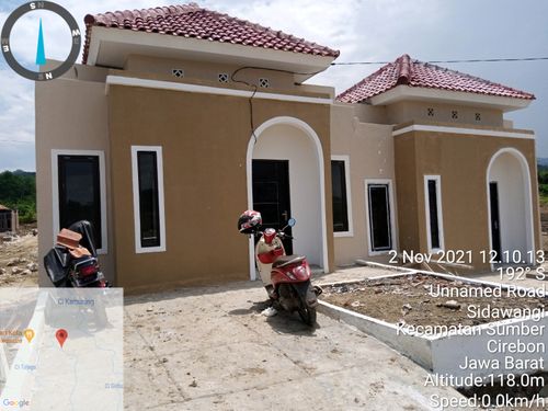 foto tampak rumah tipe CLUSTER CORDELIA perumahan KOTA BARU KEANDRA TAHAP 2
