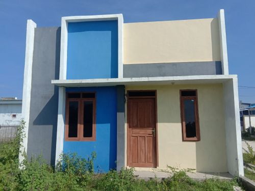 foto tampak rumah tipe 36 perumahan BUMI LAPPA MAS 5