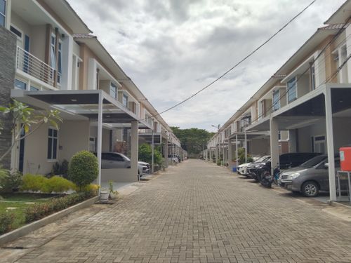 foto posisi tengah perumahan Mentari Residence