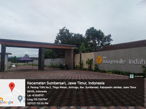 foto gerbang perumahan Villa Bougenville Indah 2