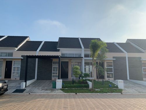 foto tampak rumah tipe D perumahan Green Resort