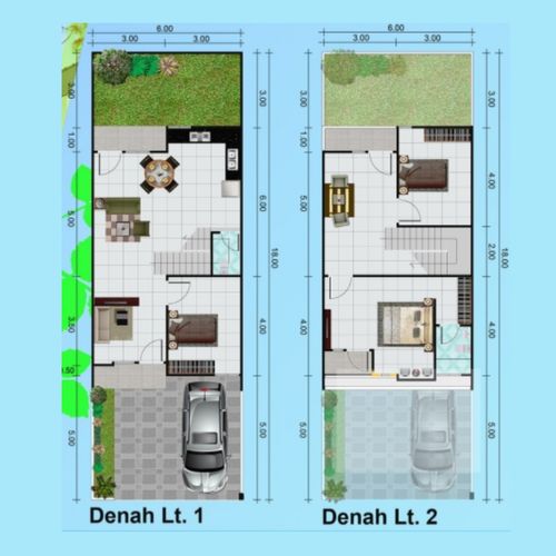 foto denah rumah tipe 115 perumahan Mentari Residence