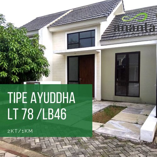 foto tampak rumah tipe Ayuddha perumahan Perumahan Buana Gardenia