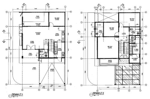 foto denah rumah tipe 8X15 SUDUT perumahan KEBAYORAN INFINITY BINTARO JAYA