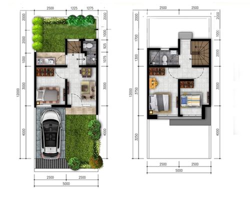 foto denah rumah tipe RHEA PREMIUM PLUS perumahan GOLDEN PARK 3
