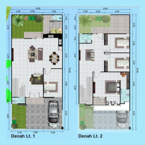 foto denah rumah tipe 170 perumahan Mentari Residence