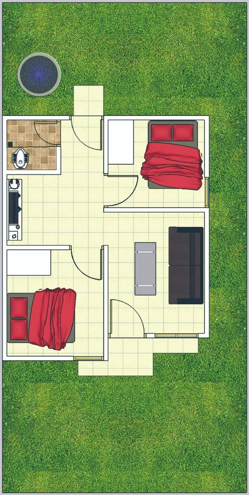foto denah rumah tipe 36 perumahan PERUMAHAN TAHAP 3 KENCANA UTAMA PRATAMA