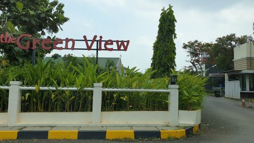 foto gerbang perumahan The Green View