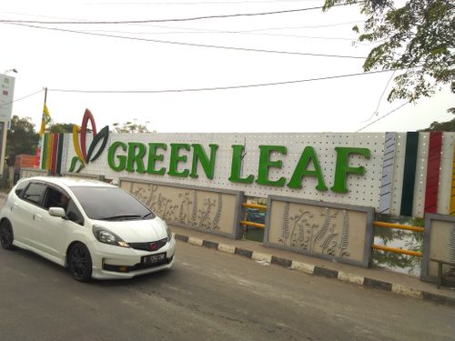 foto gerbang perumahan Green Leaf Residence