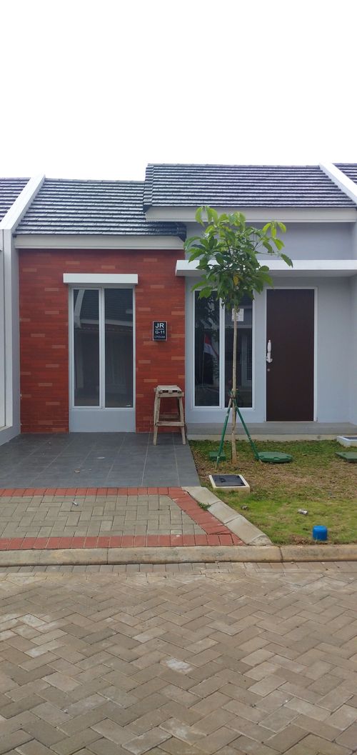 foto tampak rumah tipe STANDAR 41 perumahan U HOUSE BINTARO JAYA