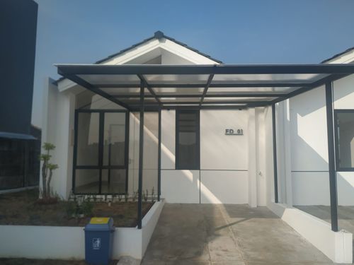 foto tampak rumah tipe T.36/72 perumahan FAMILIA URBAN