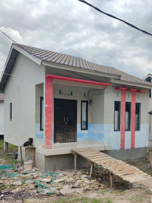 foto tampak rumah tipe 36 perumahan DAFFA PUTRA MANTAREN