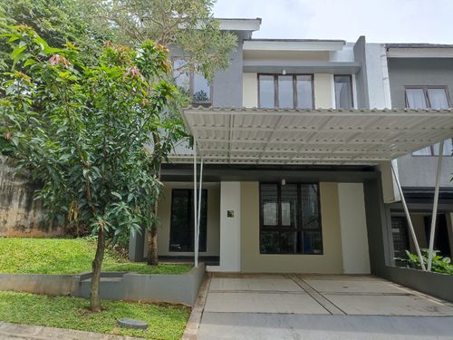 foto tampak rumah tipe CATALEA perumahan SERPONG JAYA THE TERRACE