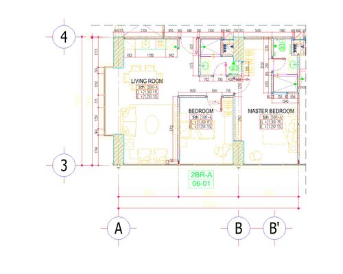 foto denah rumah tipe 2 BEDROOM A (URES-2) perumahan SUPERMAL KARAWACI
