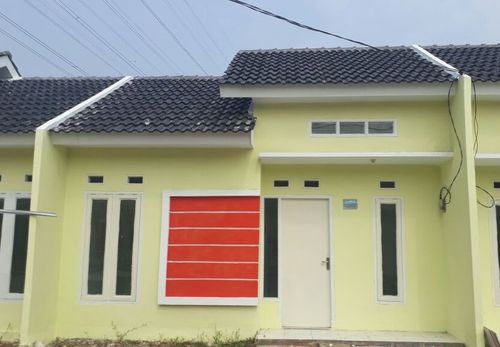 foto tampak rumah tipe pesona saga residence..2018 perumahan Pesona saga residence