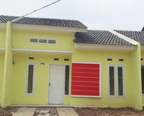 foto tampak rumah tipe PESONA SAGA RESIDENCE95 perumahan Pesona saga residence