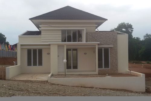 foto tampak rumah tipe Ebony perumahan Perumahan Rosewood Residence