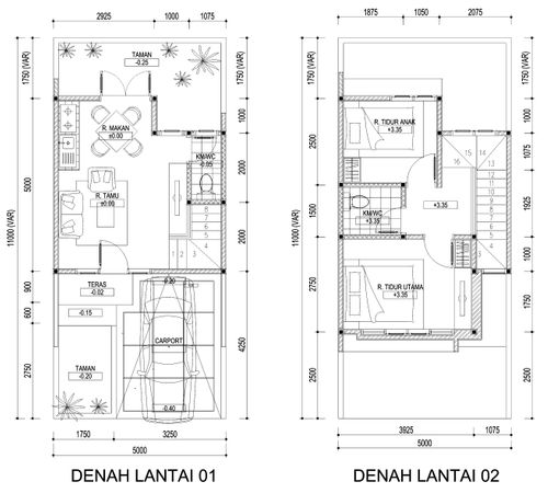 foto denah rumah tipe ADARA perumahan Neo Oasis