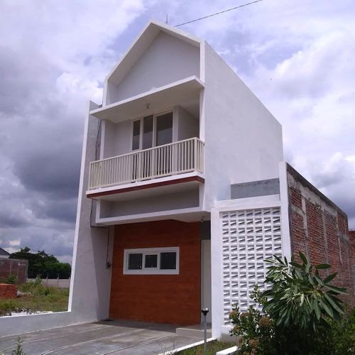 foto tampak rumah tipe 60 perumahan FIRDAUS MANSION