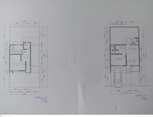 foto denah rumah tipe 60 perumahan FIRDAUS MANSION