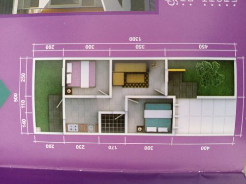 foto denah rumah tipe AKASIA HOOK A perumahan GRAND PESONA