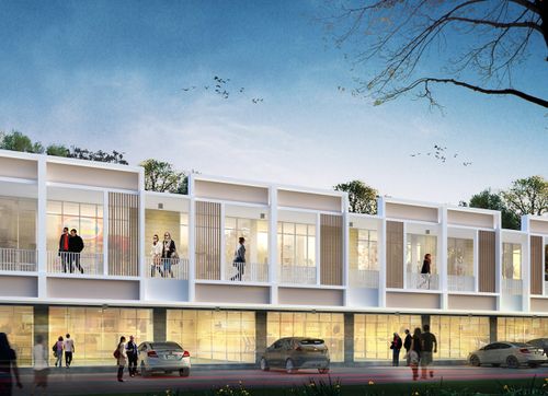 foto tampak rumah tipe Ruko  D perumahan SINAR GADING RESIDENCE Blok A