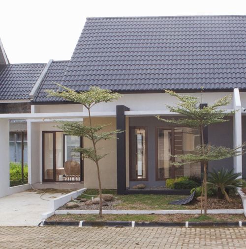 foto tampak rumah tipe BERYL perumahan RIVER VALLEY RESIDENCE