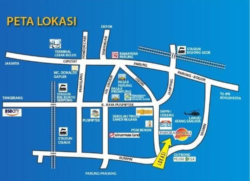 foto denah rumah tipe RUKO KF perumahan PANORAMA BALI RESIDENCE