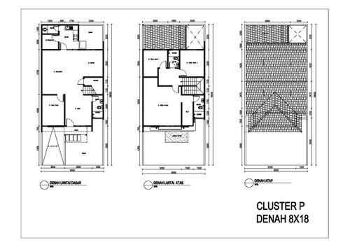 foto denah rumah tipe Geranium 144/180 perumahan CASA JARDIN RESIDENCE