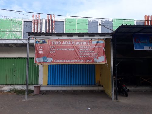 foto tampak rumah tipe Ruko perumahan Green Puspa Asri