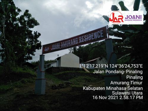 foto gerbang perumahan Joani Amurang Residence