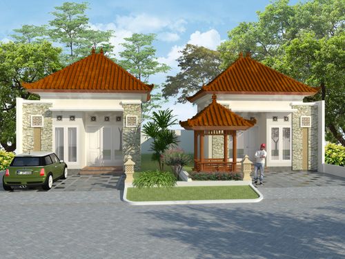 foto tampak rumah tipe Pendet perumahan BERANDA BALI PAYON AMARTHA