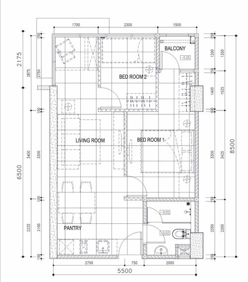 foto denah rumah tipe 1-BR (H6A) perumahan TAMANSARI ISWARA APARTMENT