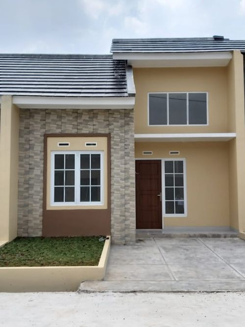 foto tampak rumah tipe 36 perumahan PURI MAS 2
