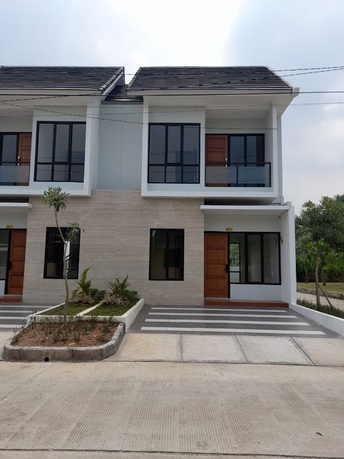 foto tampak rumah tipe 65/ 72 perumahan Boekit Serang Damai Residence