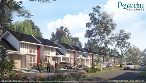 foto denah rumah tipe RUELLIA (2) perumahan PECATU (CITRA MAJA RAYA 2)