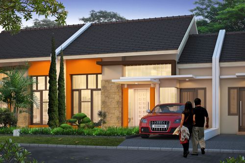 foto tampak rumah tipe 60 perumahan TAMAN MELATI INDAH
