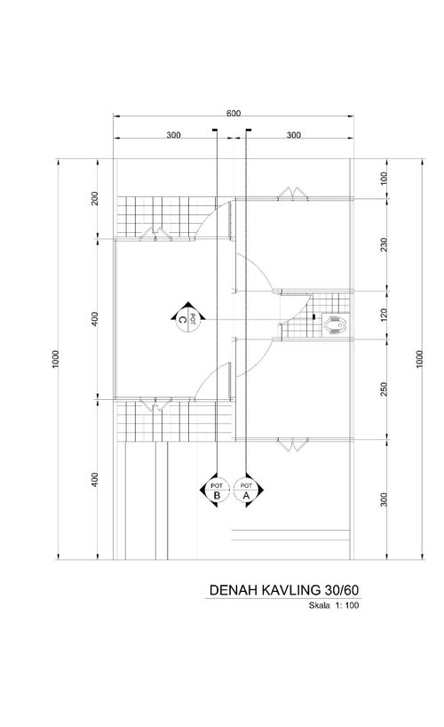 foto denah rumah tipe KPR HARAPAN C NO 10 perumahan Perumahan Grand Jaya Mulya