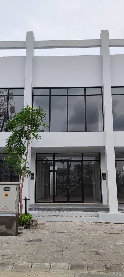 foto tampak rumah tipe RUKO SOUTH C perumahan CitraLand Driyorejo CBD