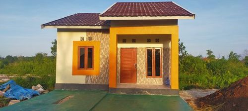 foto tampak rumah tipe 36 perumahan BUMI RAYA II KENCANA BARU