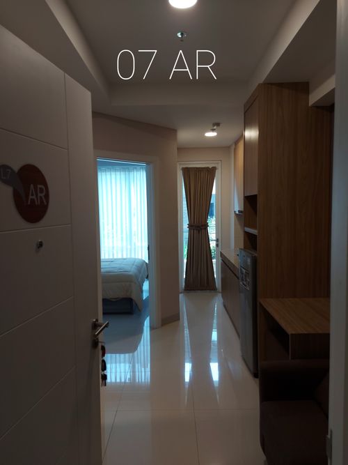 foto denah rumah tipe 1 BR perumahan APARTEMEN HARCO SKY RESIDENCE