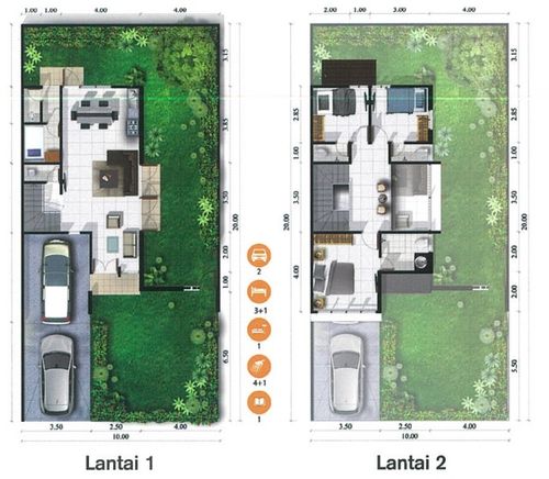 foto denah rumah tipe 275 perumahan TAMAN SIMPRUK